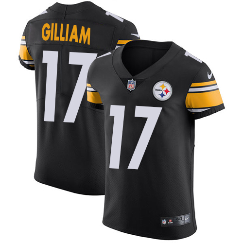 Nike Steelers #17 Joe Gilliam Black Team Color Men's Stitched NFL Vapor Untouchable Elite Jersey - Click Image to Close